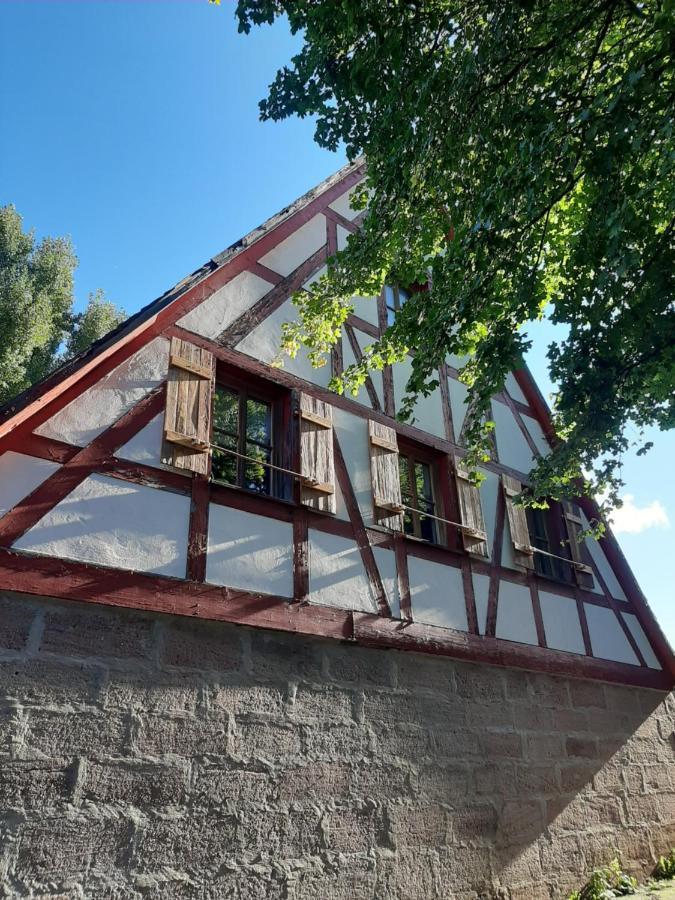 Ferienwohnung Kunst Und Kulturschuppen Hasenmuehle Kammerstein Zewnętrze zdjęcie